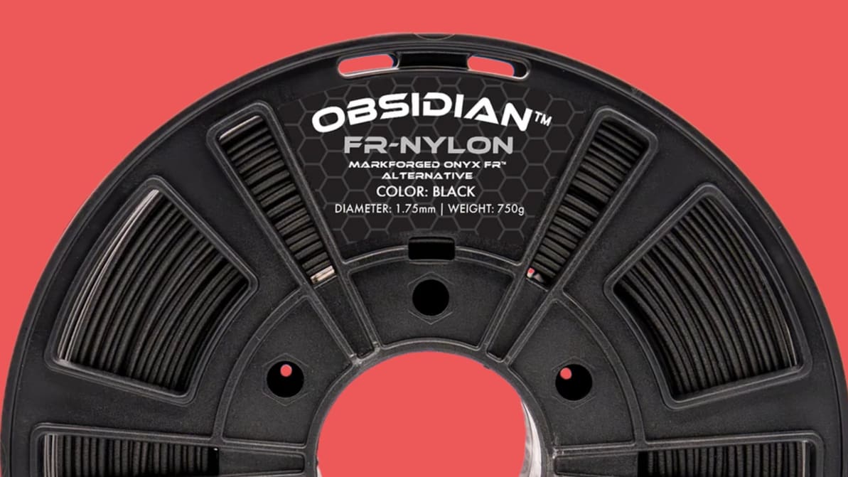 Featured image of 34% Cheaper & Bambu Lab Friendly: 3DXTech Launches Obsidian FR-Nylon to Rival Onyx FR
