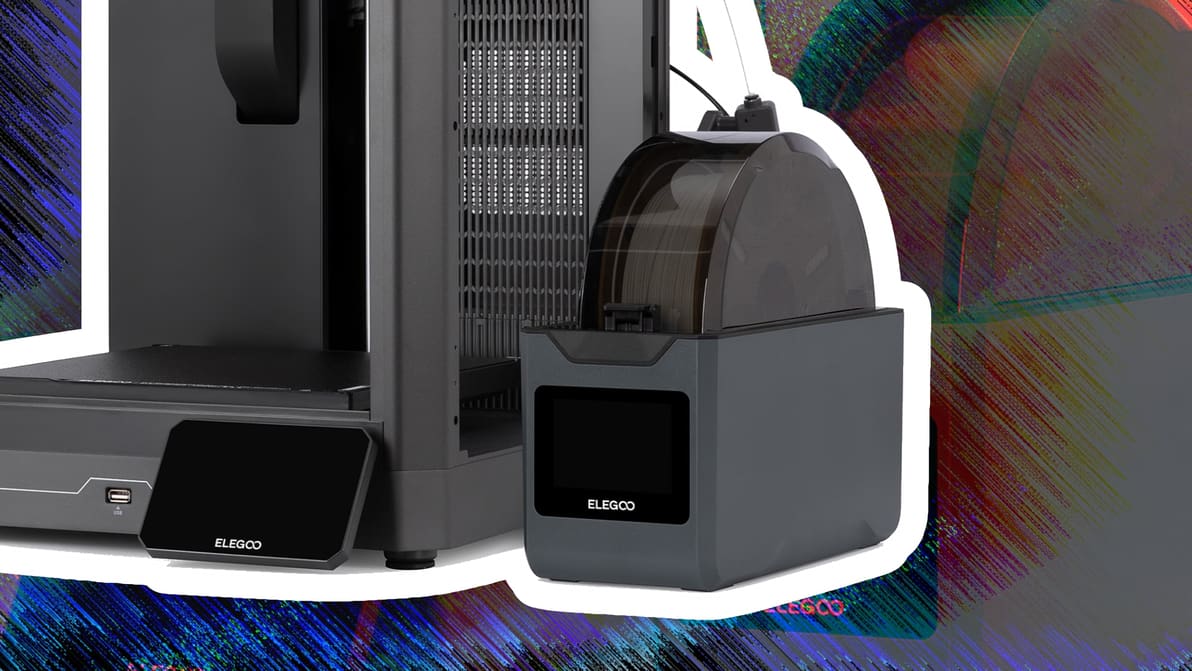 Featured image of Elegoo Launches its First Filament Dryer, a Single-Spool Box that Heats to 85°C
