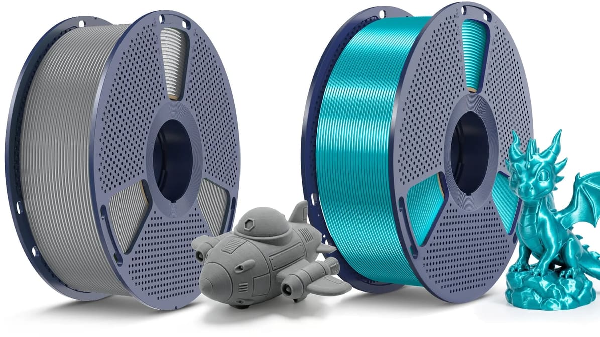 Featured image of Stop Stringing & Snapping for Good? Sunlu’s Reformulated PETG 2.0 and Silk PLA+ 2.0, both Under $15/kg