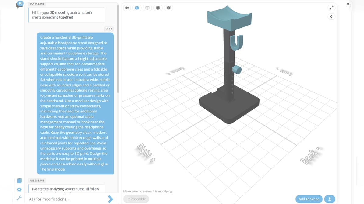 Featured image of SelfCAD Launches AI: Prompt then Edit 3D Models Directly in Your Browser