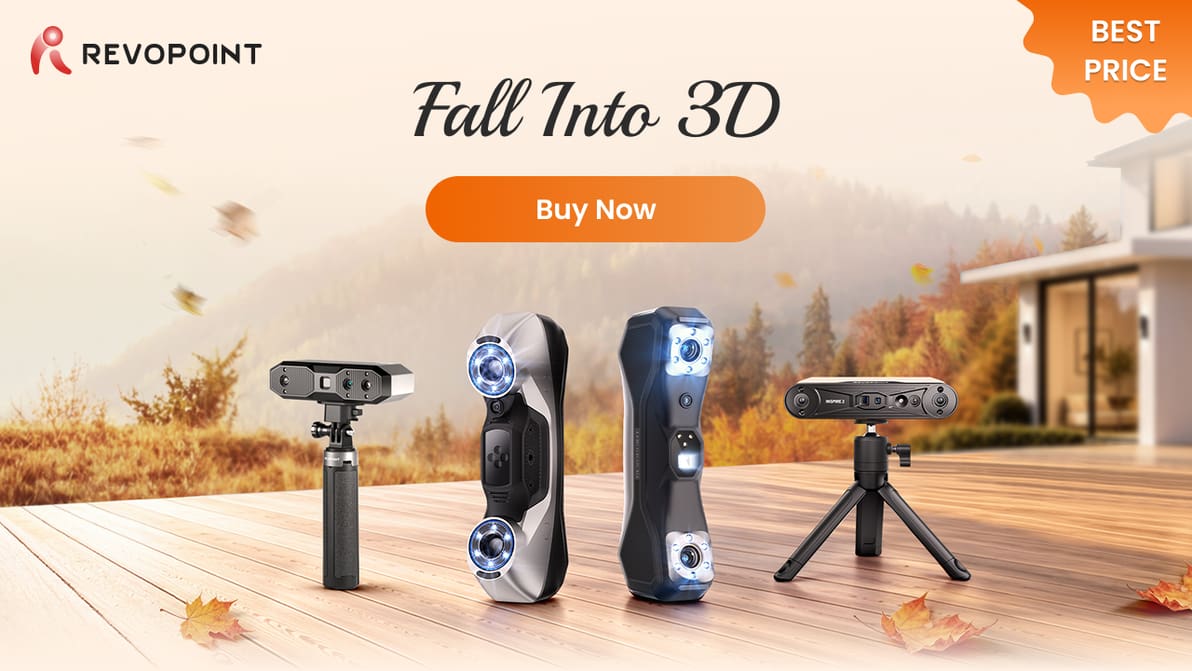 Featured image of Revopoint Fall Sale 2026: 3D Scanners for Metrology, 3D Printing & More Are Up to 40% Off