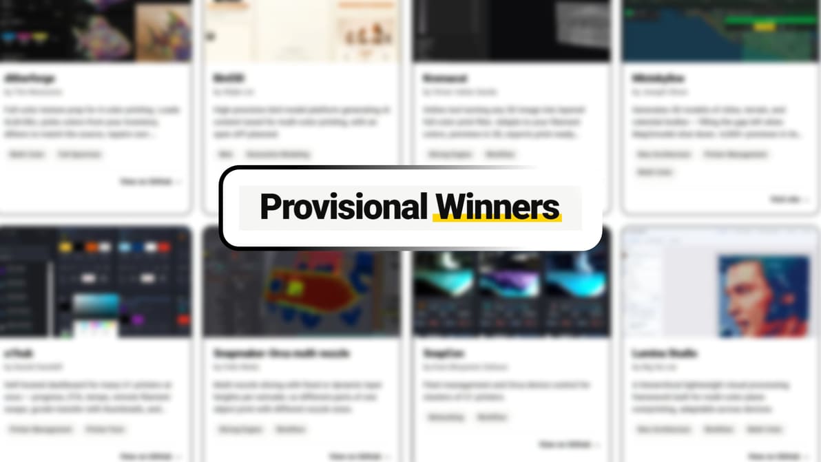 Featured image of Snapmaker’s Innovation Fund Winners Include True Multi-Nozzle Printing, Expanded Firmware, and ACE Pro Compatibility for the U1