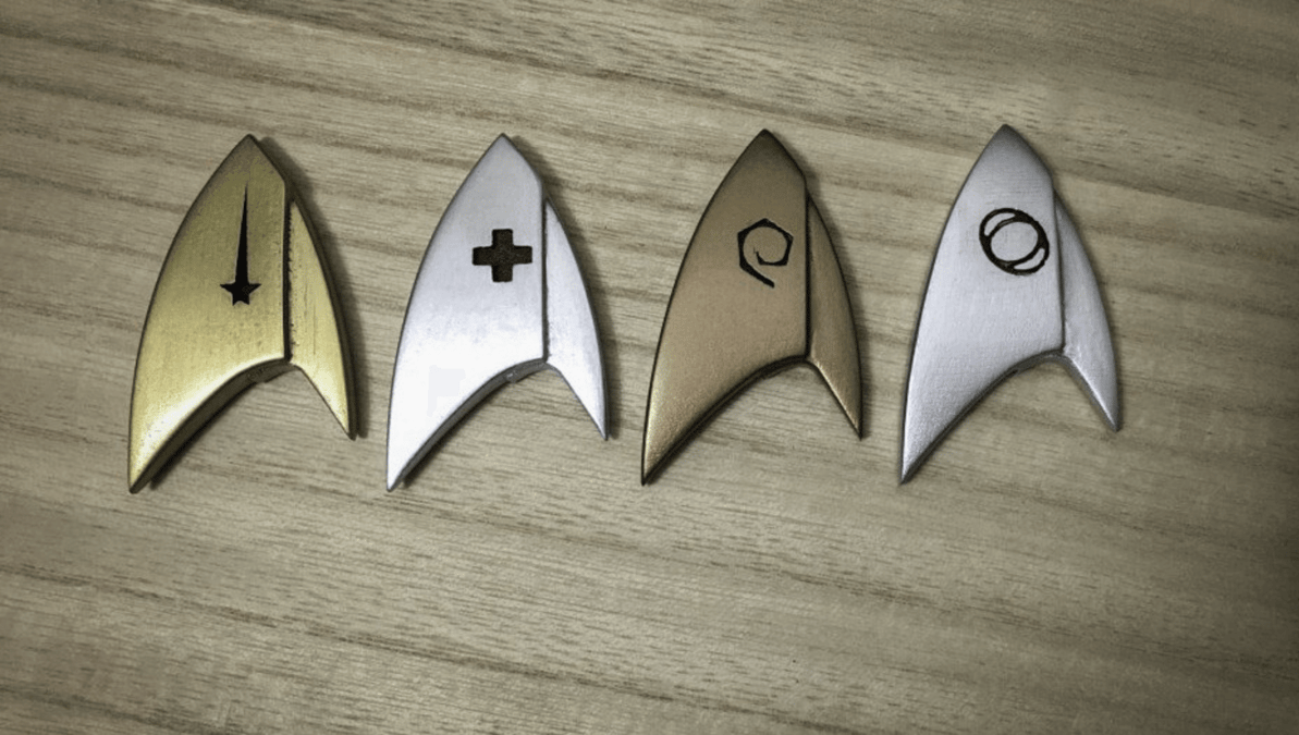 Featured image of 3D Print Your Own “Star Trek: Discovery” Badges