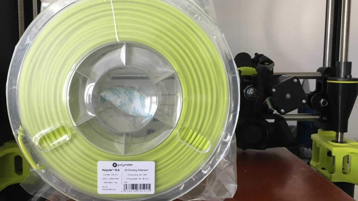 Polymaker PolyLite PLA (Lulzbot Green) Filament Review