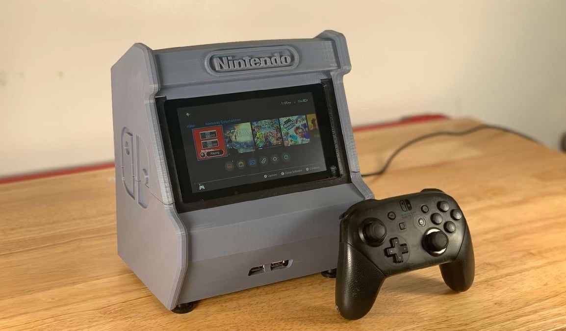 Featured image of [Project] 3D Print Your Own Nintendo Switch Arcade Cabinet