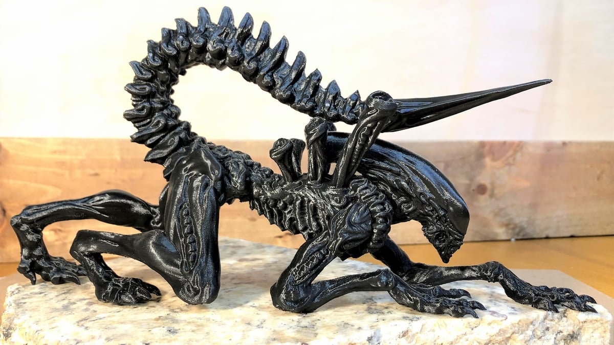 Featured image of 3D Printed Alien Models: Xenomorphs, Facehuggers & More