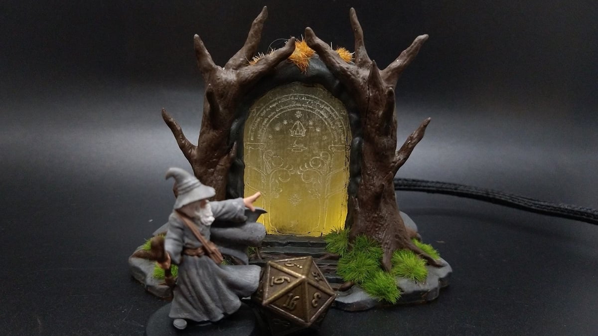 Gandalf Bookmark - Lord of the Rings Creative 3D model 3D printable