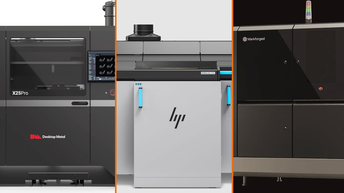 Featured image of Binder Jetting Metal 3D Printing: Desktop Metal vs. HP vs. Markforged