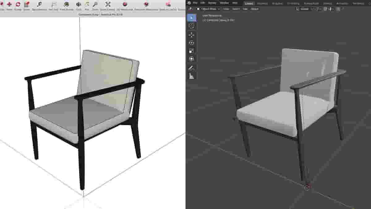 Featured image of SketchUp to Blender: How to Import SKP Files in Blender