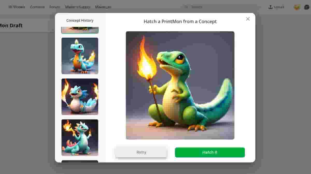 Featured image of Bambu Lab Launches AI-Powered ‘PrintMon Maker’ Tool on MakerWorld