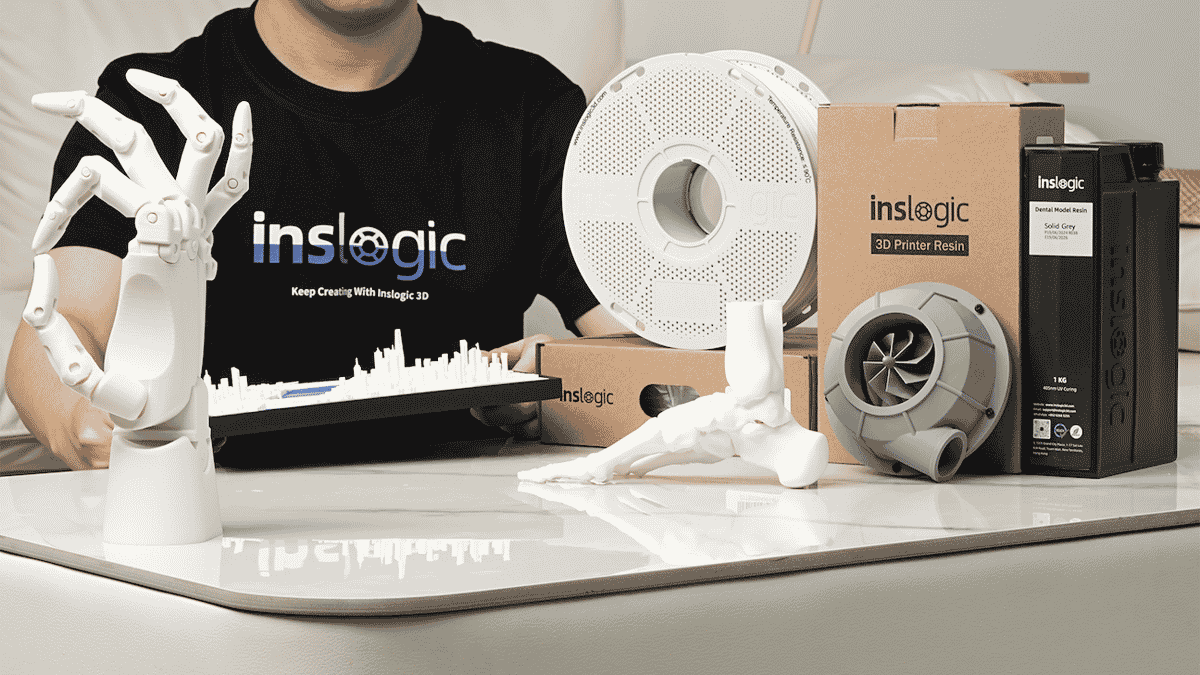 Featured image of Keep Creating with Inslogic: New Functional Materials for Pro 3D Printing (Ad)