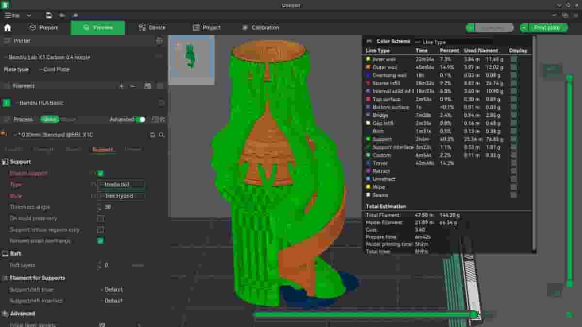Featured image of Bambu Studio: Support Settings – Simply Explained