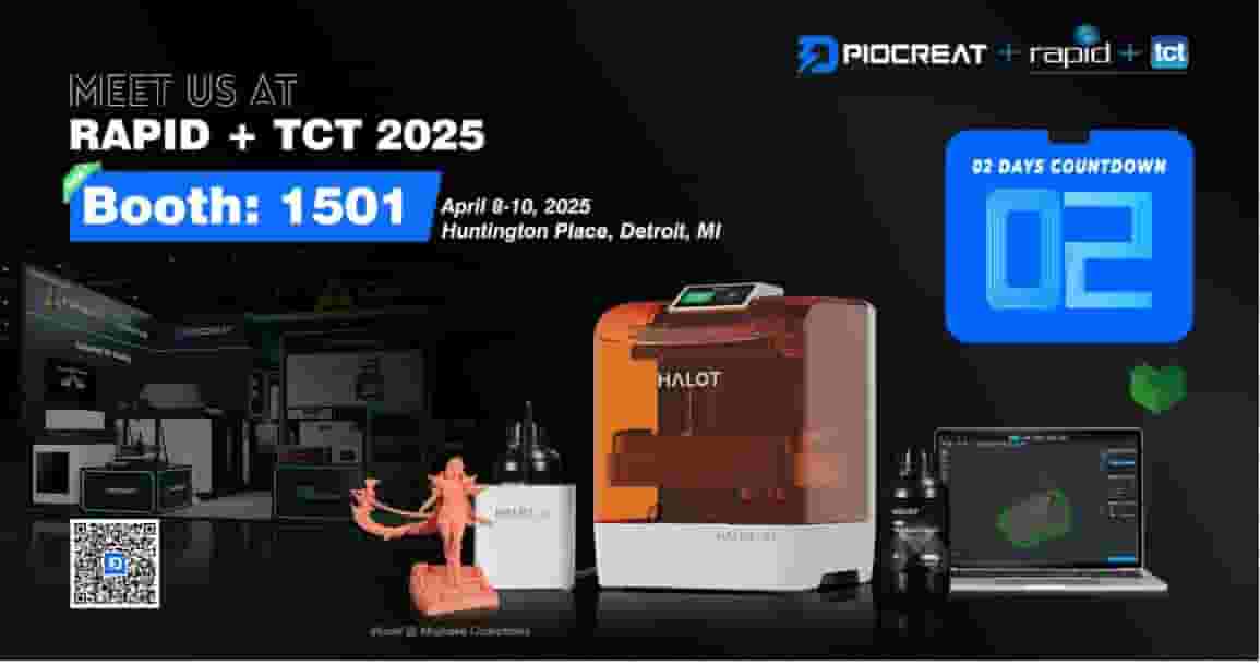 Featured image of PioCreat 3D to Showcase Breakthrough 3D Printing Innovations at Rapid + TCT 2025