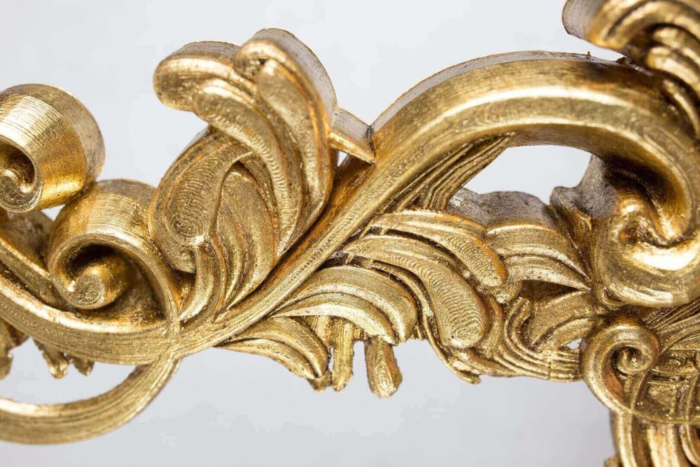 3D Printed Baroque Frame Turns Modern Painting to 17th