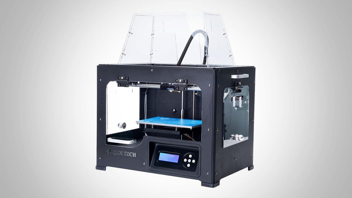 QIDI TECH 1 Dural Extruder 3Dプリンター DEAL] Qidi Tech 1 Dual Extrusion 3D Printer, 13% Off at $610