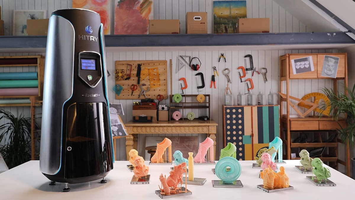 新品未使用HITRY Roket 1 Pro 光造形3Dプリンター/オプション含 これが究極 !? 新方式の光造形3DプリンターRocket 1が先行予約