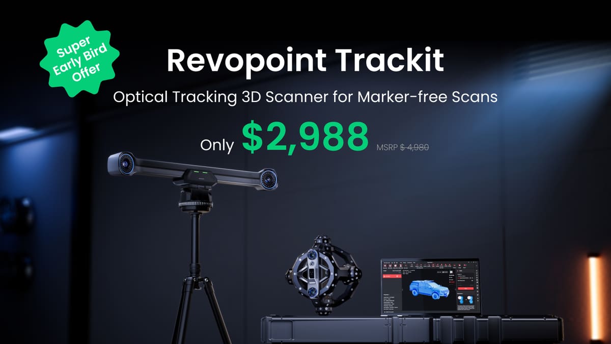Featured image of Revopoint Trackit 3D Scanner Kickstarter Is Live Now!