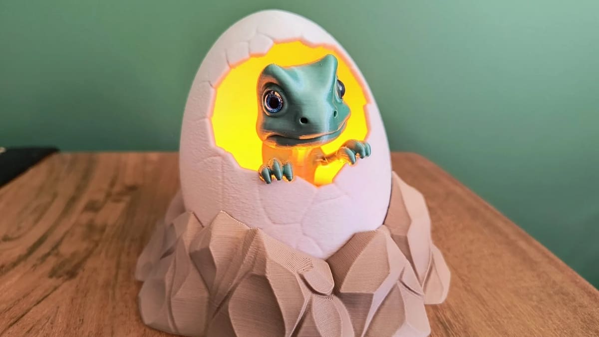 Featured image of Brave the Dark with a Cute Baby Dino Night Light