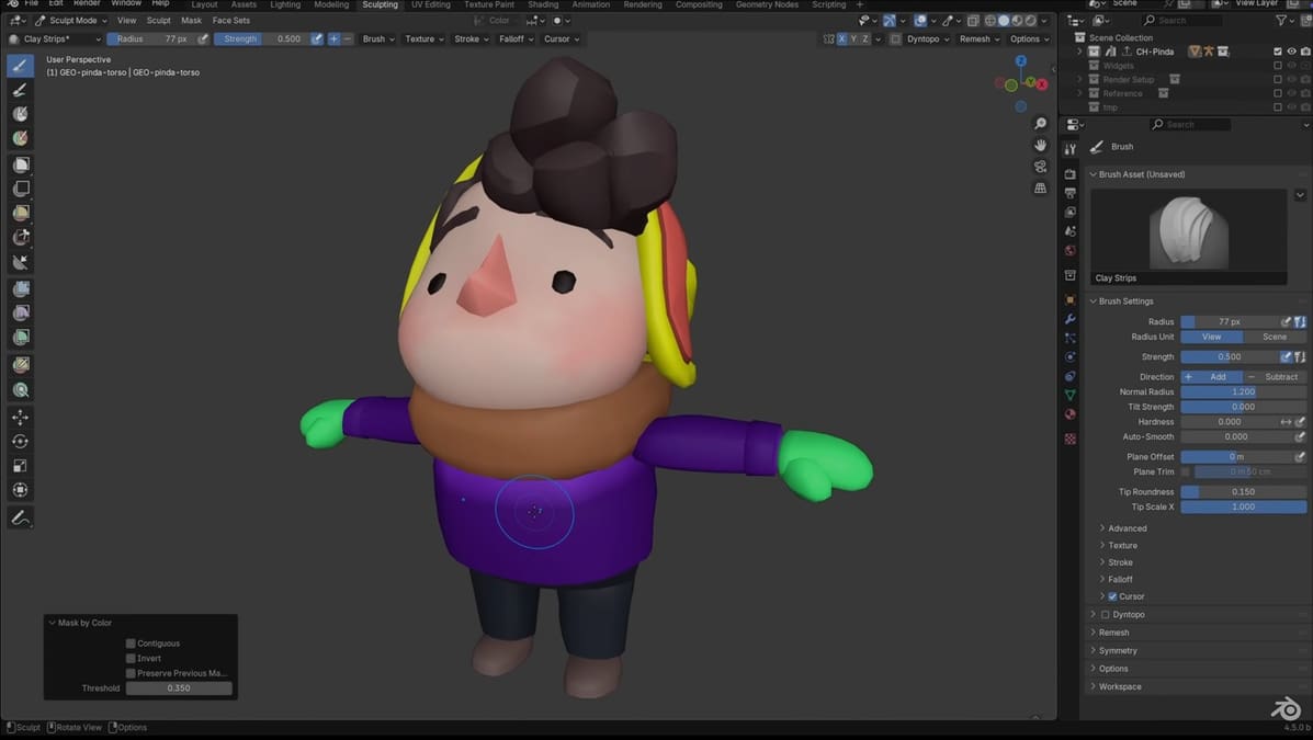 Image de l'en-tête de Le nouveau Blender 4.5 offre de puissantes améliorations en matière de maillage, de courbes et de nuages de points pour les modeleurs 3D