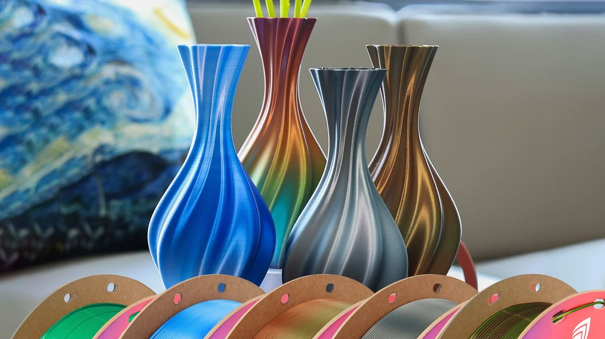Featured image of All Shine, No Snaps: New PolyMaker Filament Solves Silk PLA’s Biggest Flaws