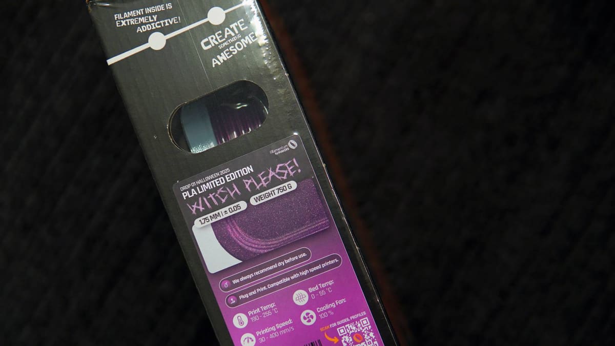 Featured image of Win a Spool of Fillamentum ‘Witch Please!’ Limited-Edition Filament