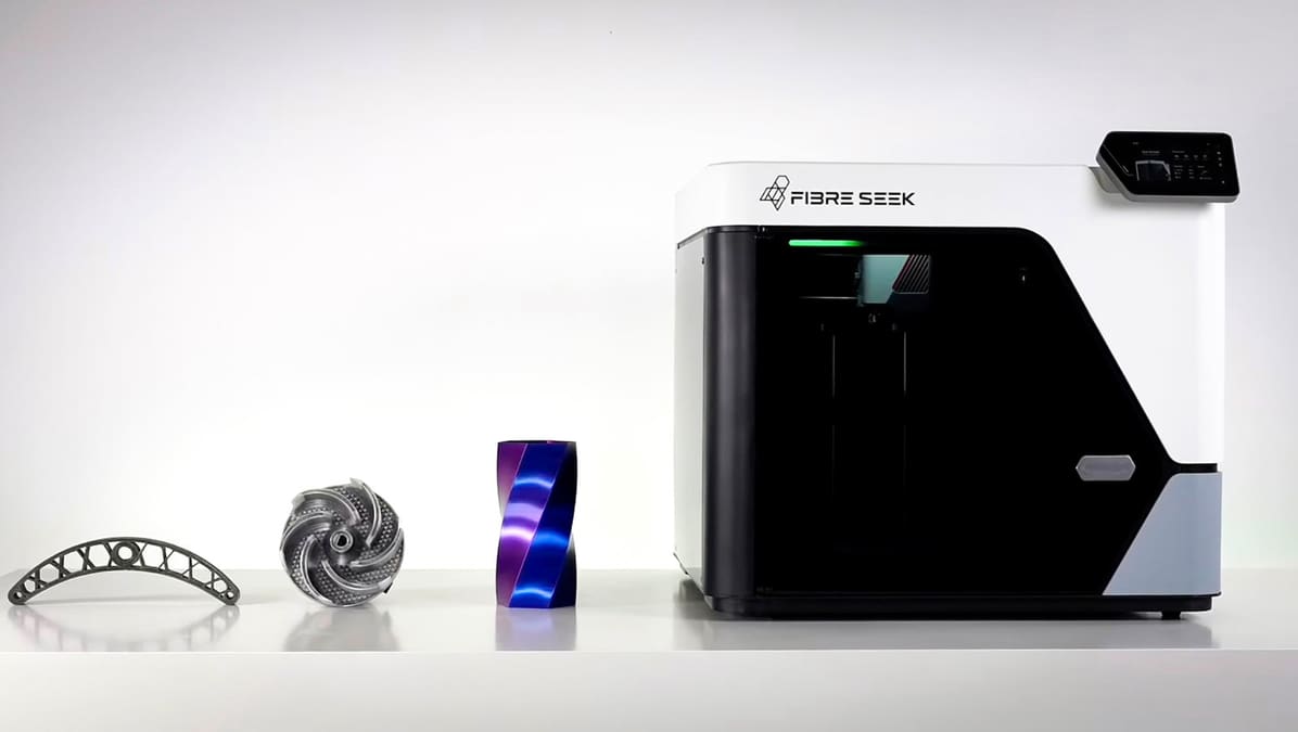 Imagen principal de Nueva impresora 3D asequible de fibra continua desafía a Markforged tras recaudar $2 M en Kickstarter