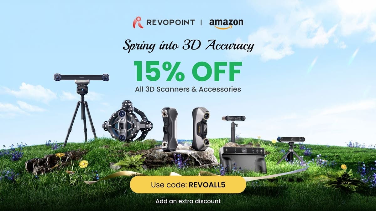 Featured image of Revopoint Spring Sale: Refresh Your 3D Scanning Workflow This Season