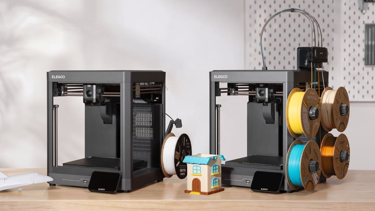Featured image of Elegoo’s Centauri 2 Drops the Enclosure to Make Fast Four-Color Printing More Affordable