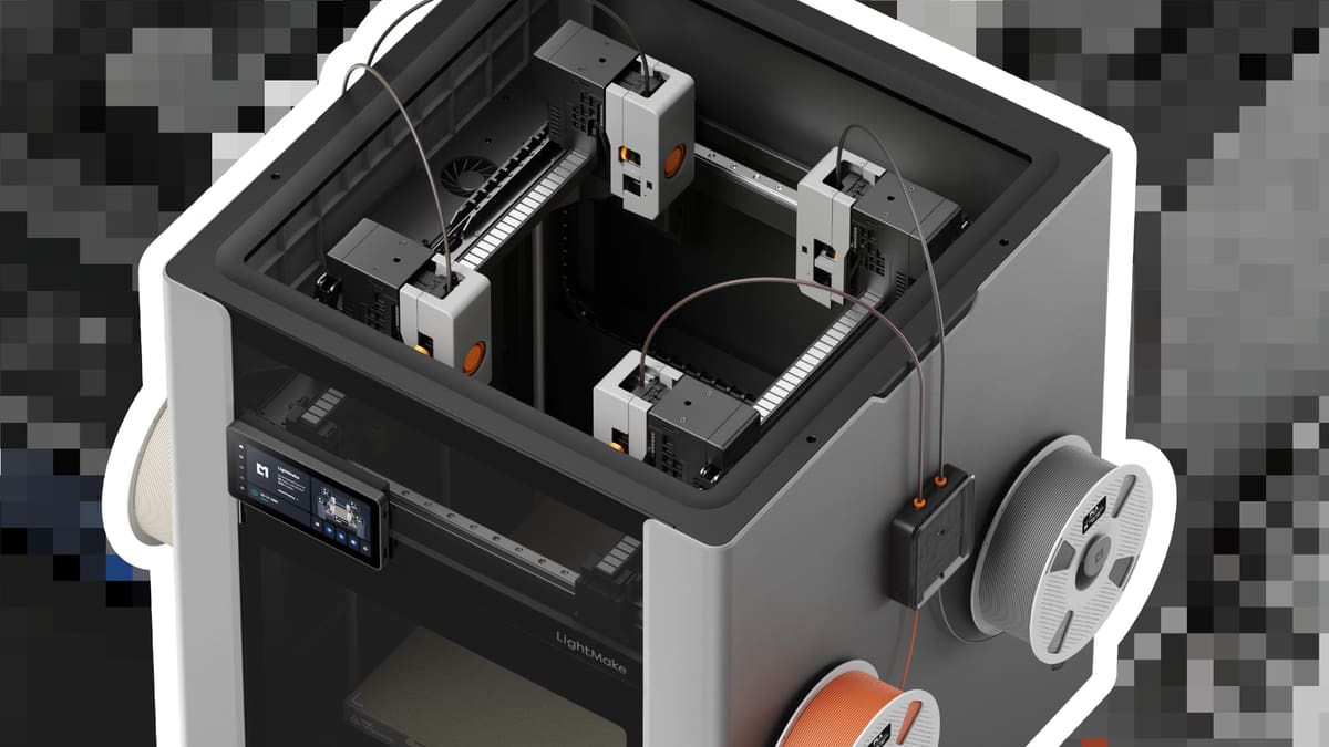 Featured image of LightMake L4: Ein neuer Double-IDEX-3D-Drucker, der kein Toolchanger ist