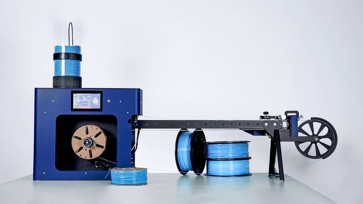 Featured image of Recycle Your Scrap & Powder into 1.5 kg of New Filament Per Hour with 3devo’s New X10