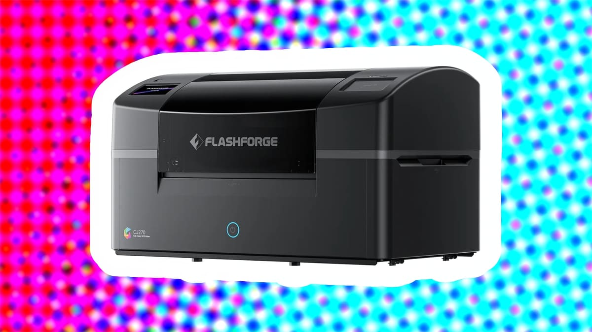 Featured image of Flashforge’s CJ270 Is Out, a 10-Million+ Color Desktop Material-Jetter for Less Than $5K