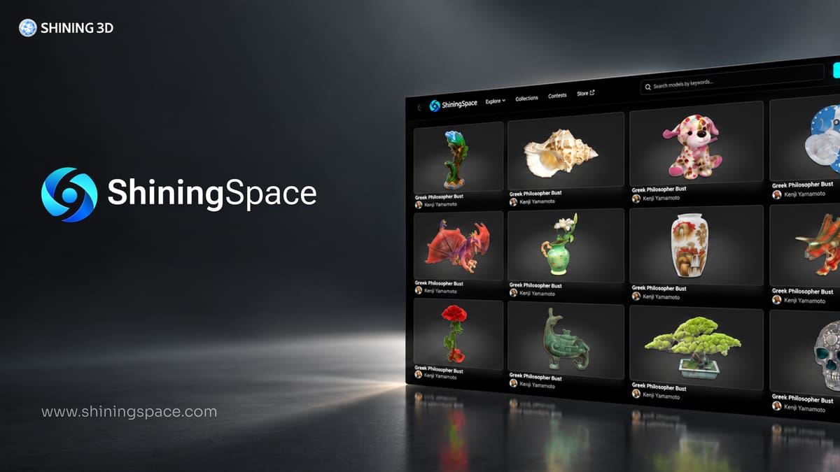 Featured image of SHINING 3D Launches ShiningSpace, an Open Digital Platform for Real-World 3D Assets