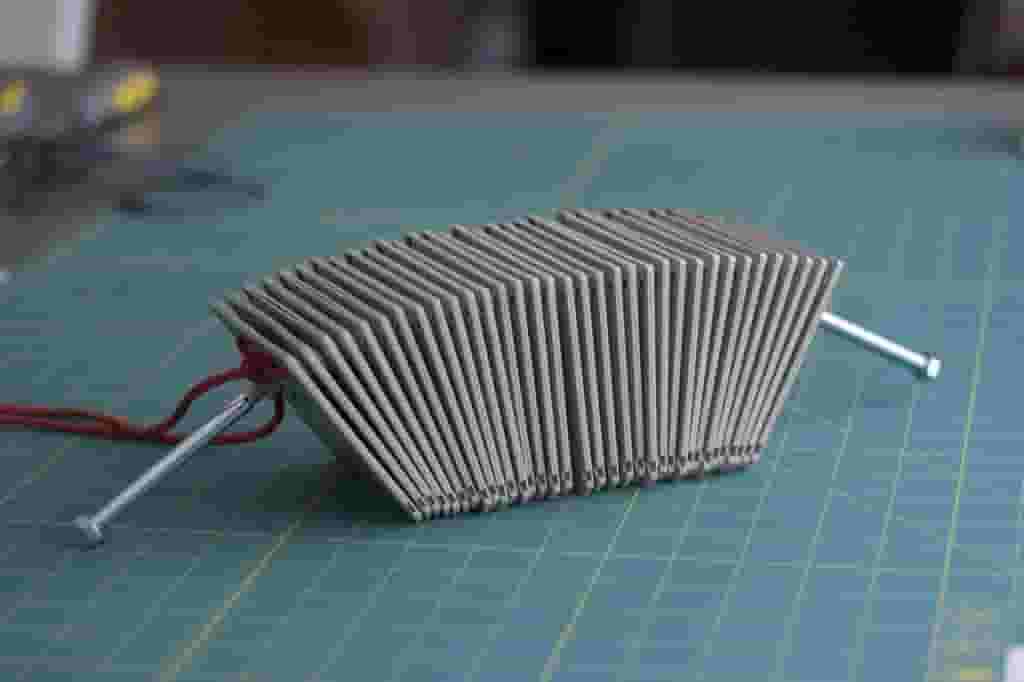 Homemade instruments with different pitches 2025