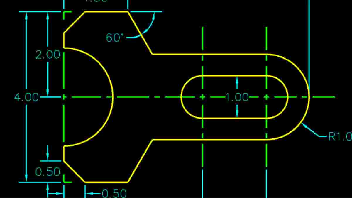 Cad Model Dimensions Cool Autocad Drawings With Dimensions Autocad 2D Drawing Furniture