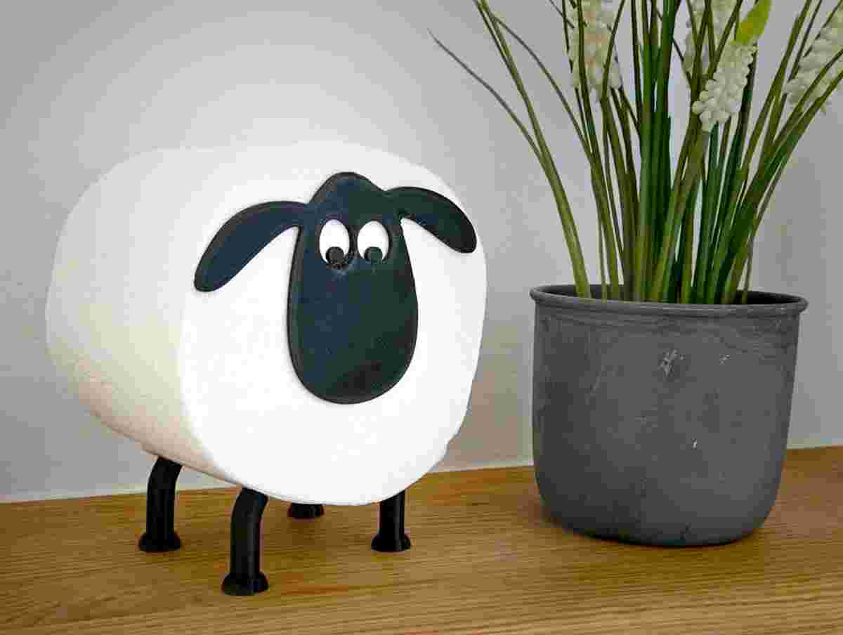 Hình ảnh những thứ thú vị để in 3D: Giá đỡ cuộn giấy vệ sinh