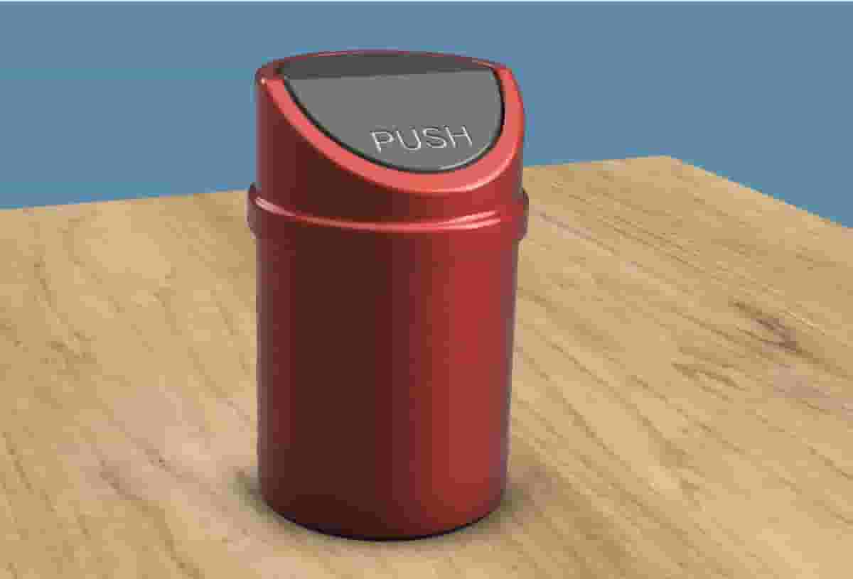 Image of Cool Things to 3D Print: Desktop Trash Can