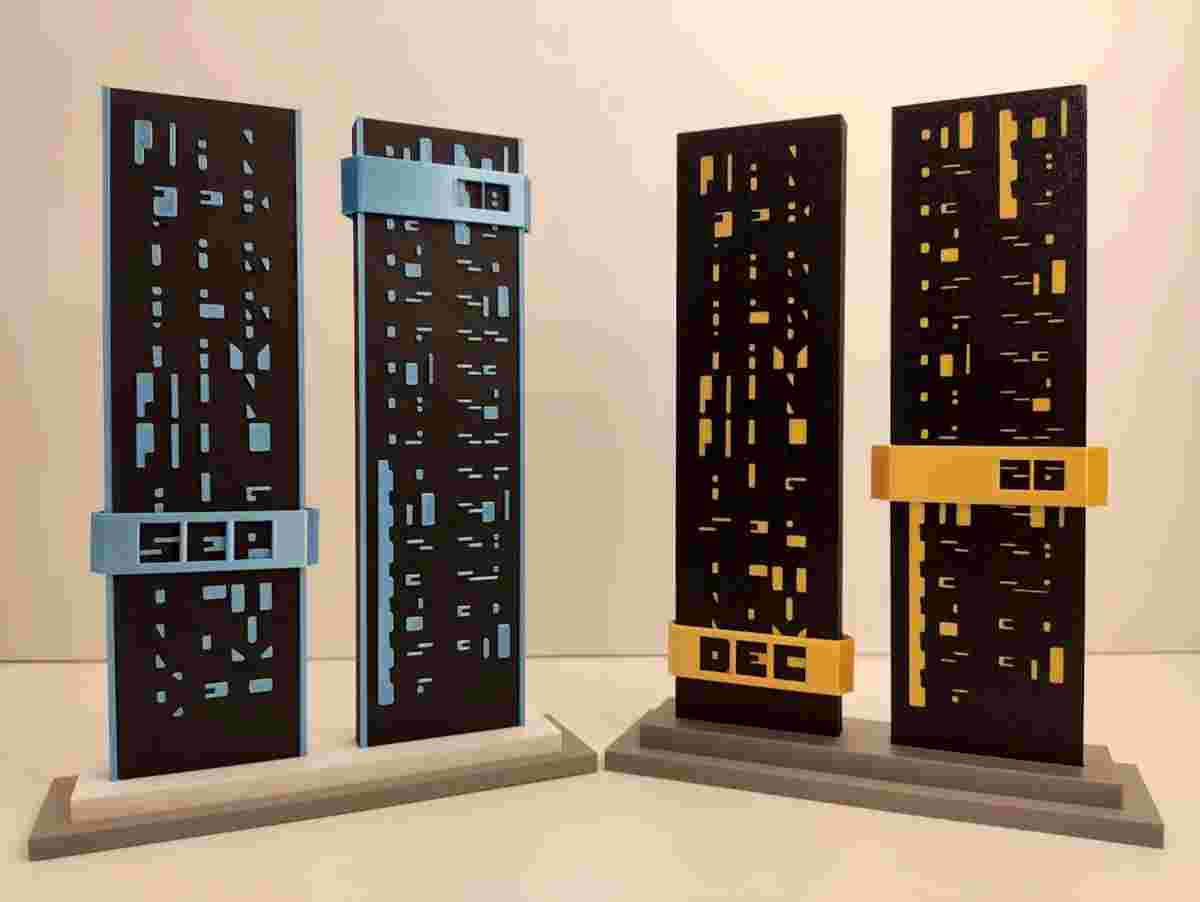 Image of Cool Things to 3D Print: Monolith Cryptic Calendar
