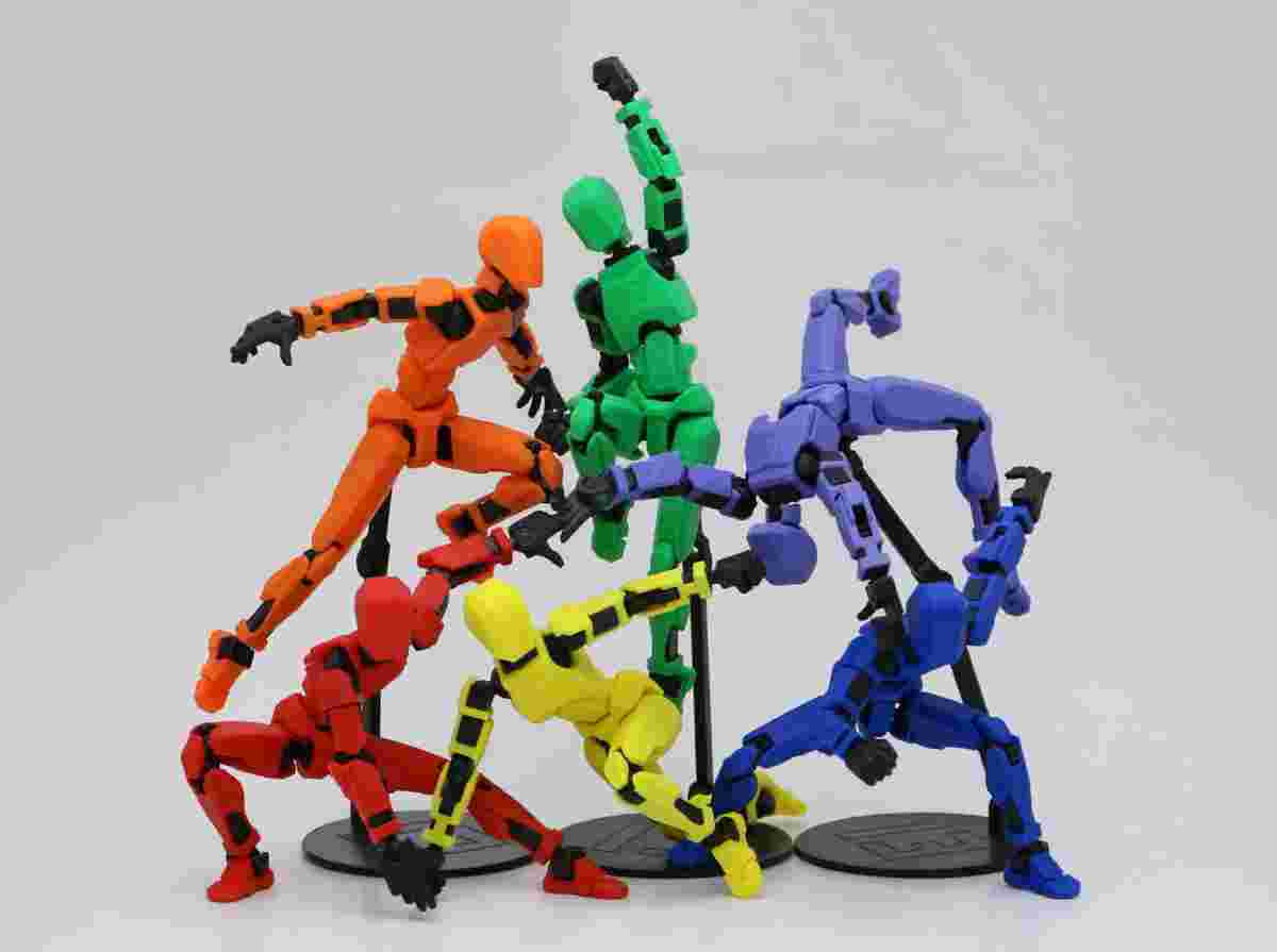 Image of Cool Things to 3D Print: Articulated Dummy