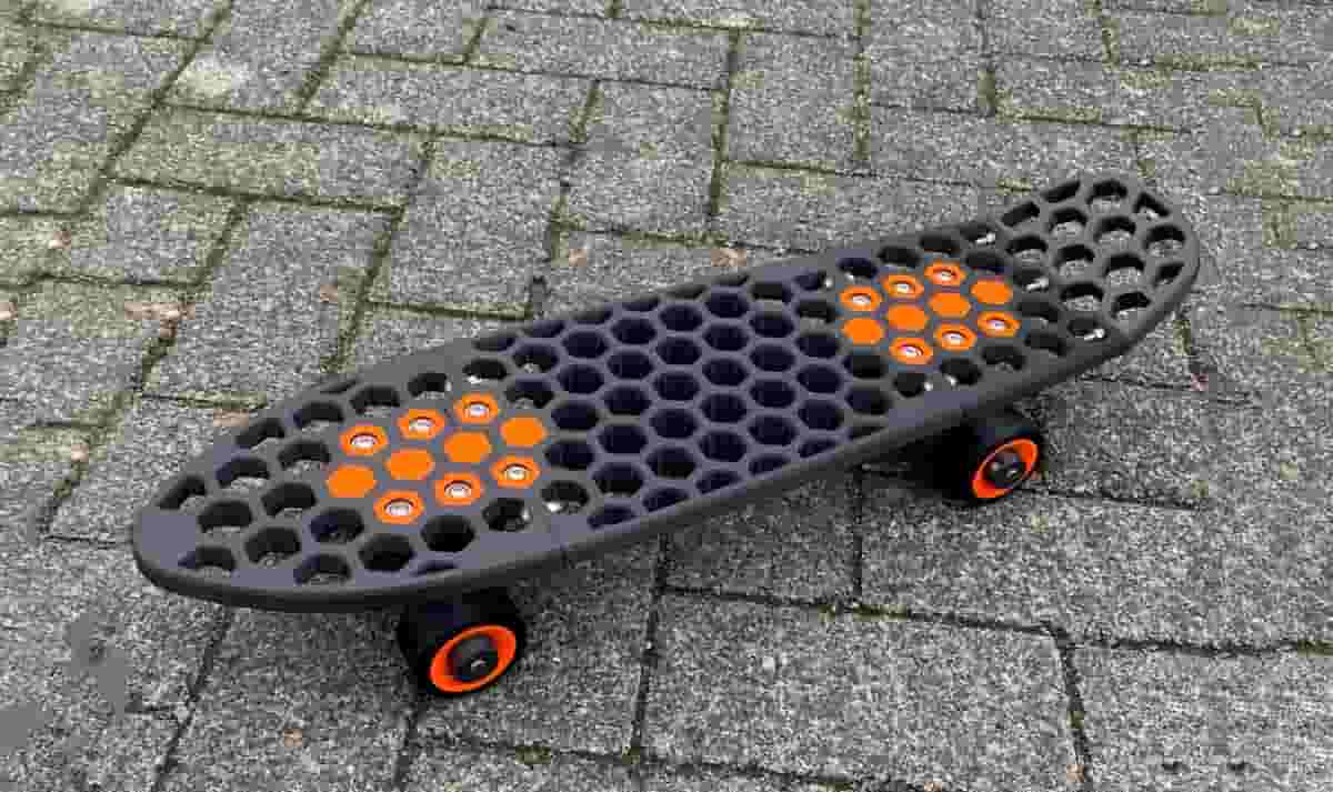 Image of Cool Things to 3D Print: Rugged Skateboard