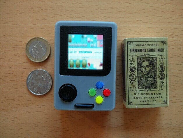 Bild von Retropie-Gehäuse zum 3D-drucken für Raspberry Pi (Handheld)-Konsolen: Raspberry Pi Zero Portable Game Station (Raspberry Pi Gehäuse)