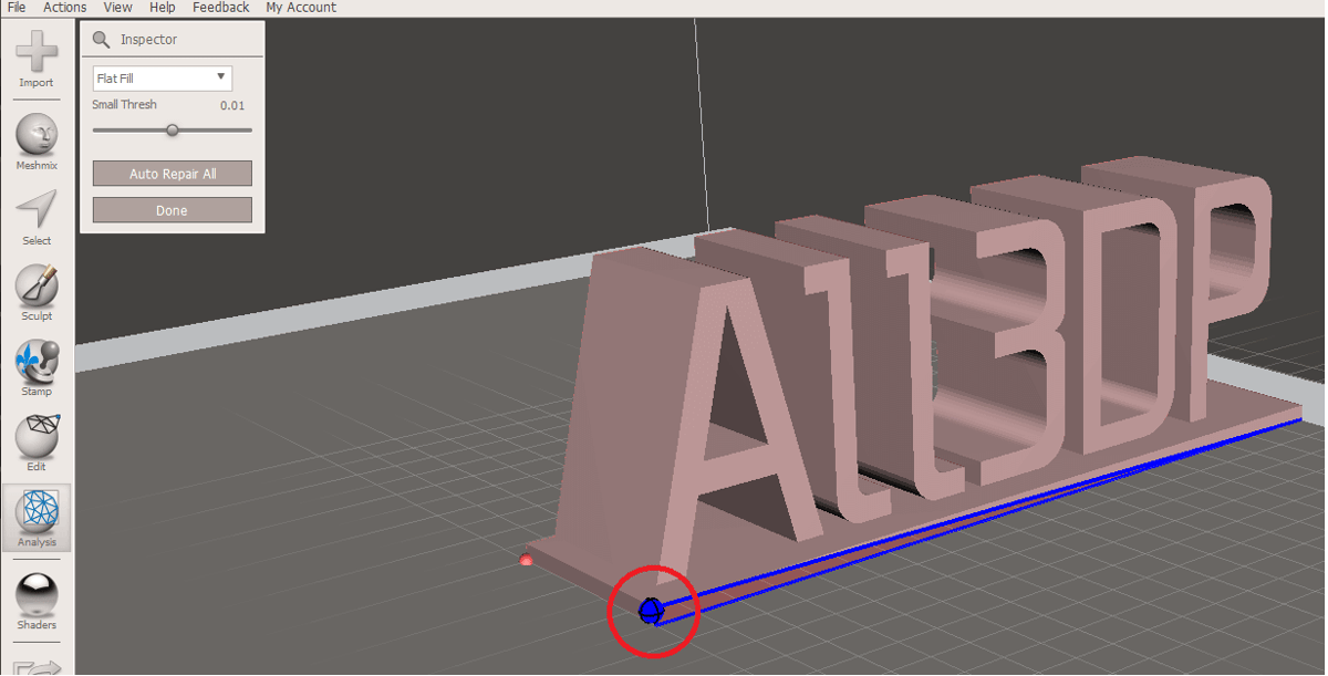 Foto de Software para impressora 3D / Programa para impressora 3D: Meshmixer