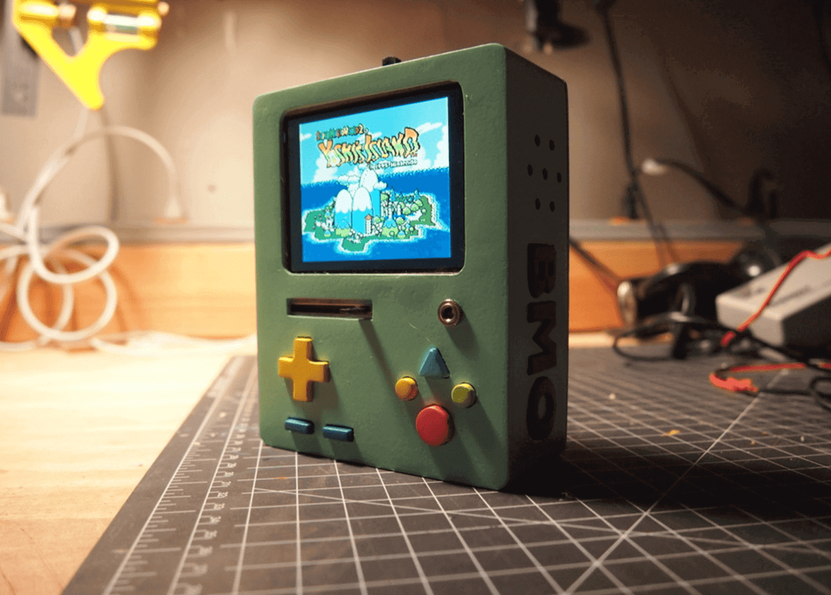 Bild von Retropie-Gehäuse zum 3D-drucken für Raspberry Pi (Handheld)-Konsolen: RaspBMO (Portables Raspberry Pi Gehäuse)