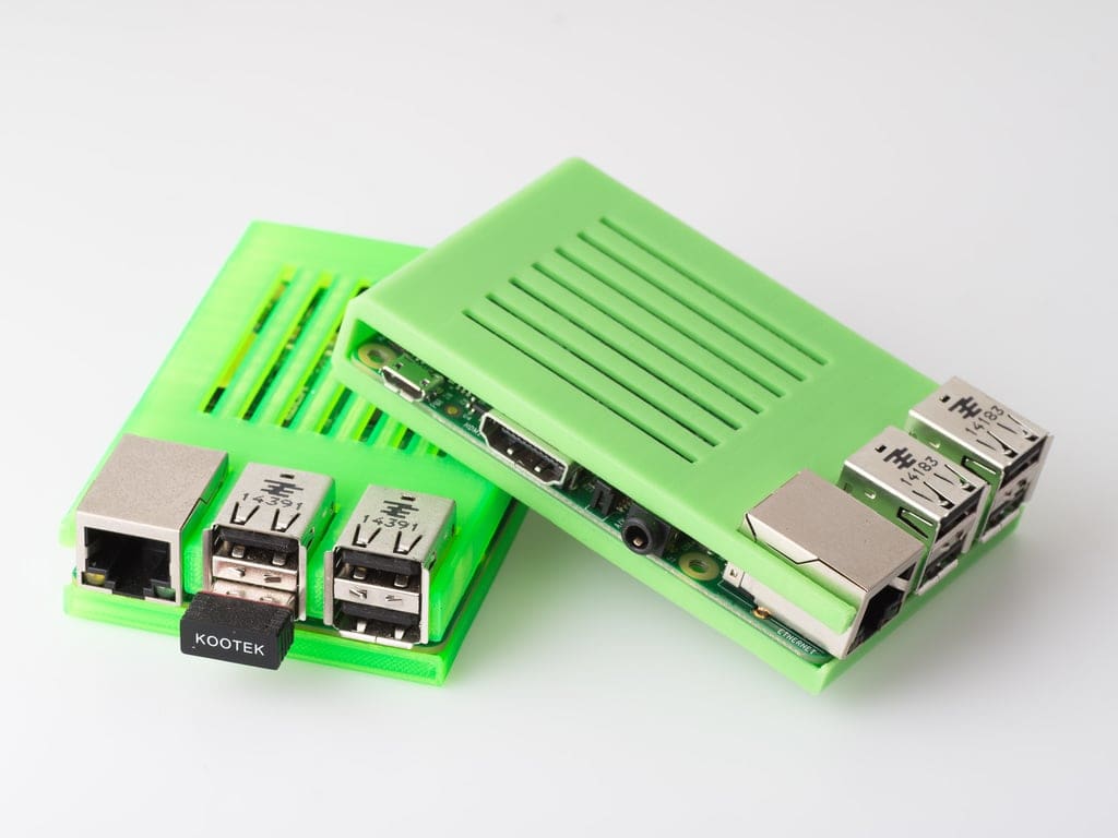 Imagen de Carcasa Raspberry Pi 3 personalizada para imprimir en 3D: Carcasa protectora