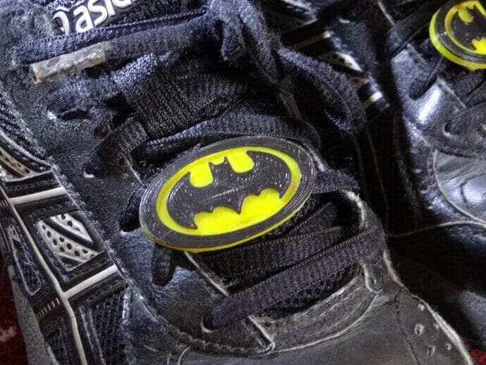 Image of Batman 3D Logos & Symbols: Shoelace Badge