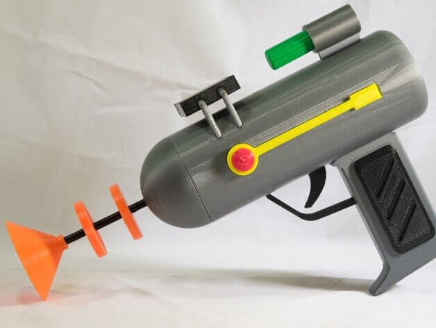 Image of Rick and Morty Toys, Figures & Collectibles to 3D Print: Rick's Laser Gun
