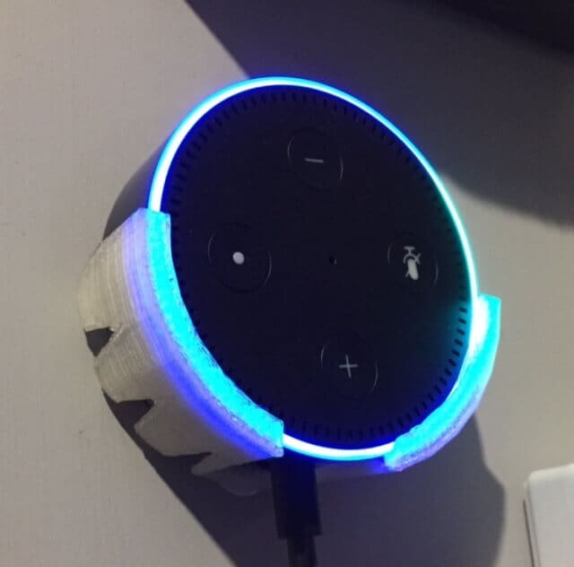 Image of The Best Echo Dot Accessories to 3D Print: Wall Cradle