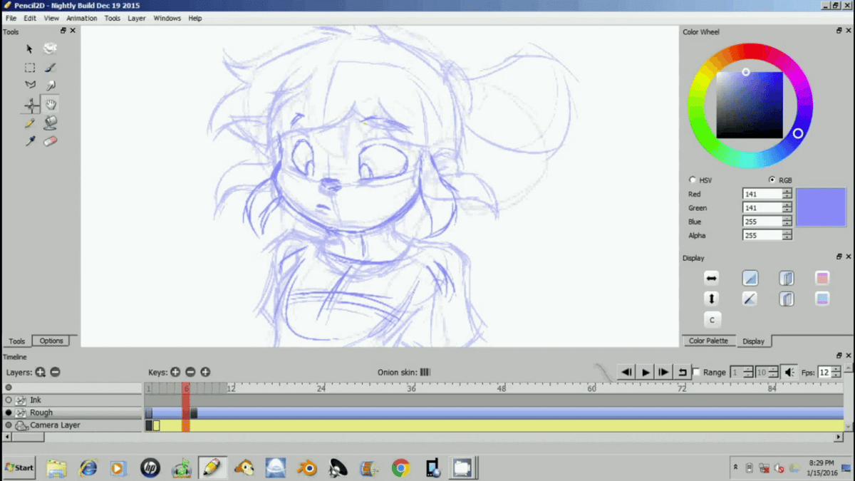 Image of The Best 3D Animation Software (Some are Free): Pencil2D