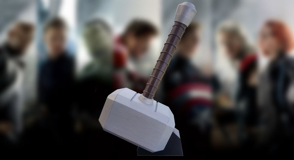 Imagen de Carcasa Raspberry Pi 3 personalizada para imprimir en 3D: Martillo de Thor