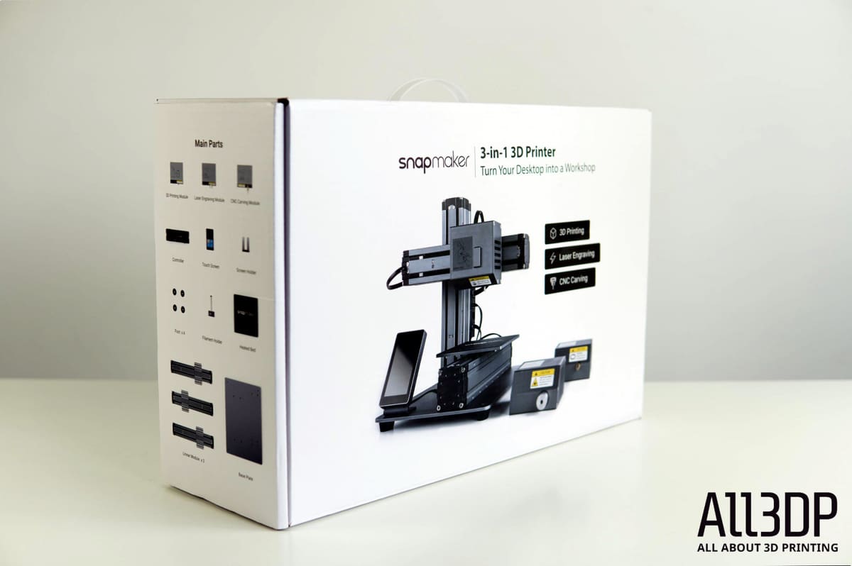 Image of Snapmaker Review: Best Budget 3-in-1 3D Printer: Unboxing
