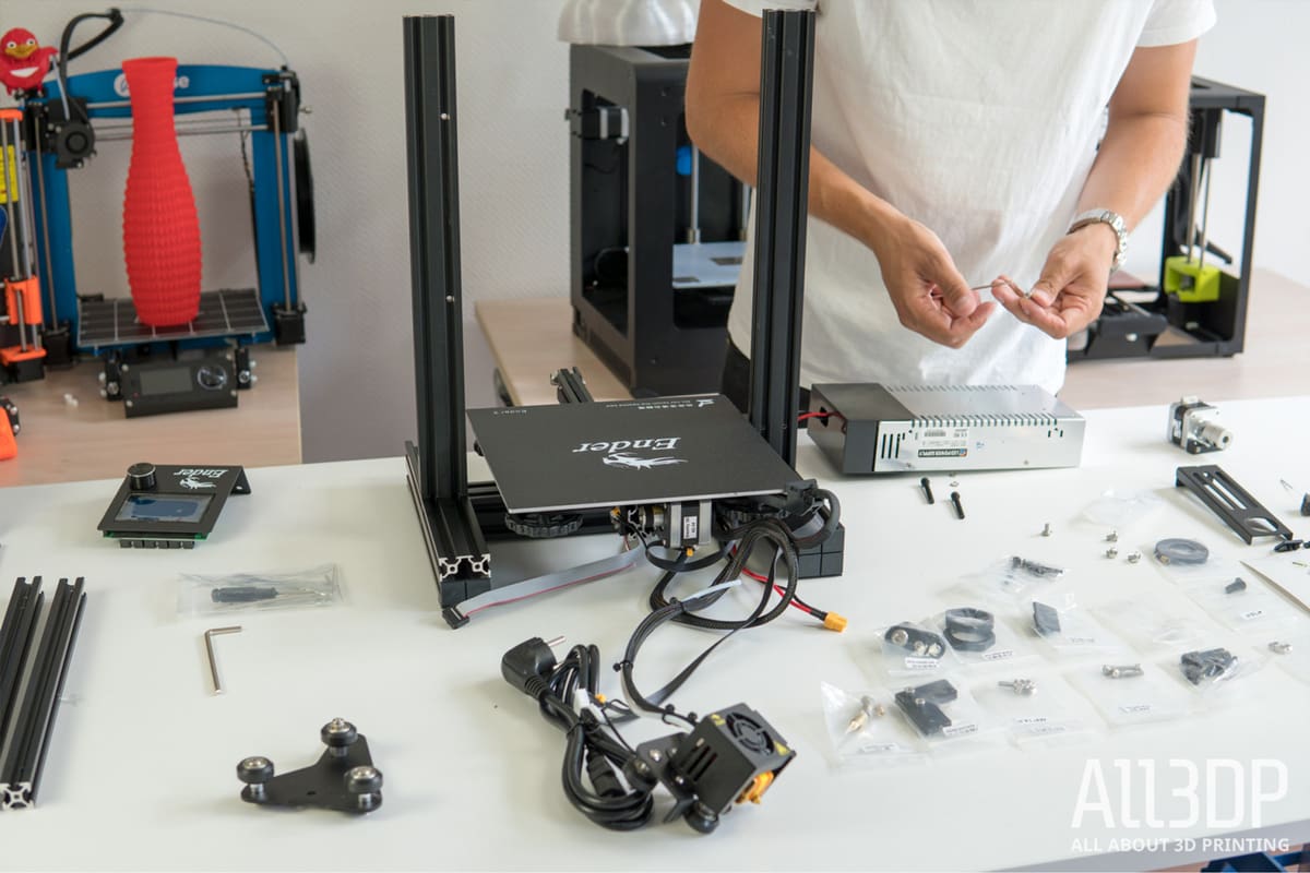 Foto de Avaliação da Creality Ender 3: Montagem